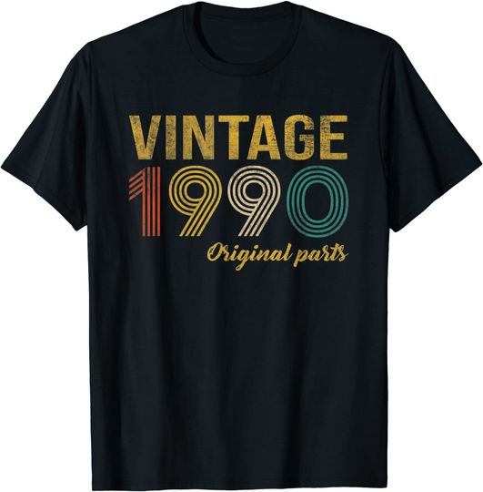 Discover T-shirt Unissexo Vintage 1990 Original Parts