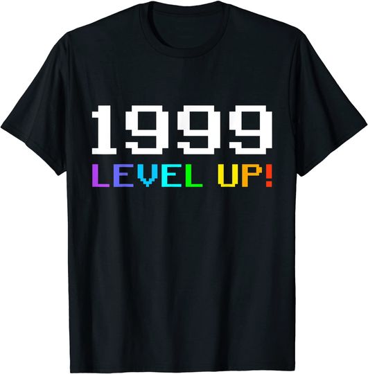 Discover T-shirt Unissexo  1991 Level Up Presente de Aniversário