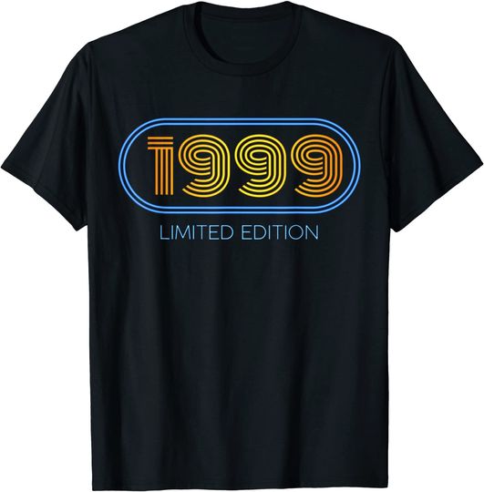 Discover T-shirt Unissexo Presente Divertido 1999 Limited Edition