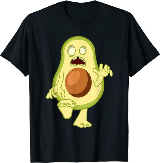 T-shirt Unissexo Halloween Avocado de Fantasma