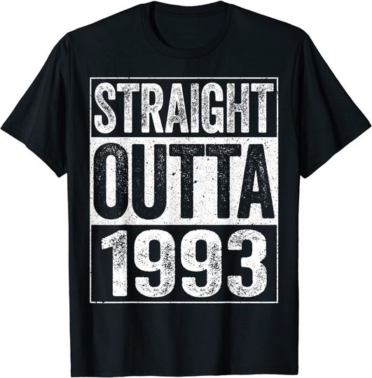 T-shirt Unissexo de Manga Curta Straight Outta 1993