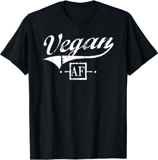 Discover T-shirt Unissexo Vegan AF Presentes para Vegetarianos