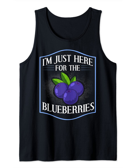 Discover Camisola sem Mangas I’m Just Here For The Blueberries