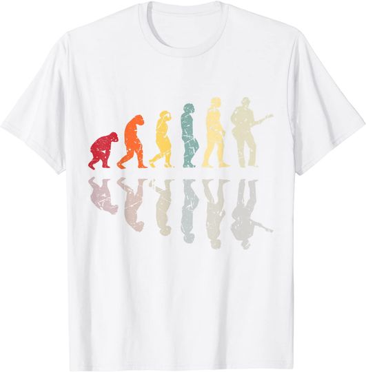 Discover T-shirt para Homem Evolução da Guitarra