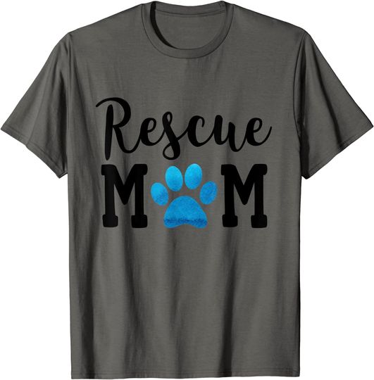 Discover T-shirt Unissexo Resgate Mamã Lindo Adoção de Animais