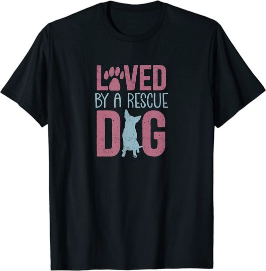 Discover T-shirt Unissexo Loved By A Rescue Dog