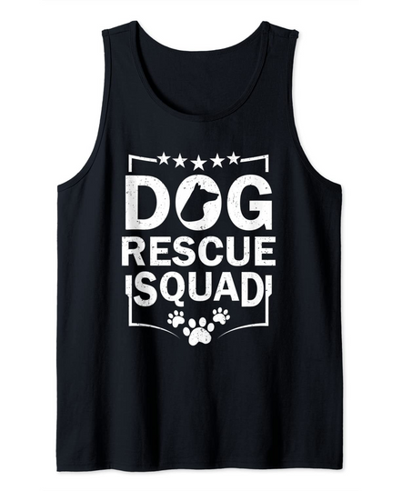Discover Camisola sem Mangas Adoção de Animais Dog Rescue Squad