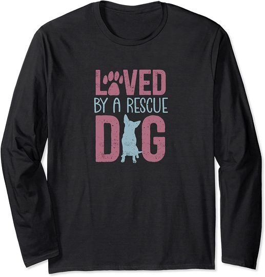 Discover Camisola de Mangas Compridas Loved By A Rescue Dog