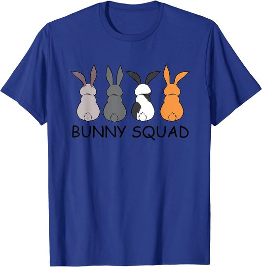 Discover T-shirt Unissexo com Coelho Bunny Squad