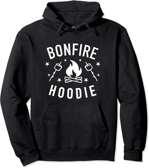 Discover Hoodie Sweatshirt com Capuz para Homem e Mulher Bonfire Camping Acampamento Família