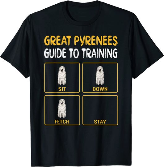 Discover T-shirt Unissexo Divertido Treino de Cão
