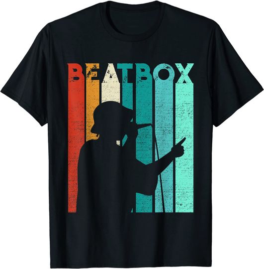 Discover T-shirt Unissexo Retro Vintage Beatbox Beatboxer