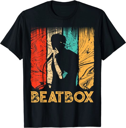 Discover T-shirt Unissexo Retro Vintage Hip Hop Beatbox