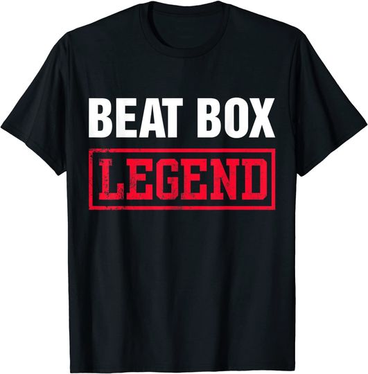Discover T-shirt Unissexo Divertido Beatbox Legend