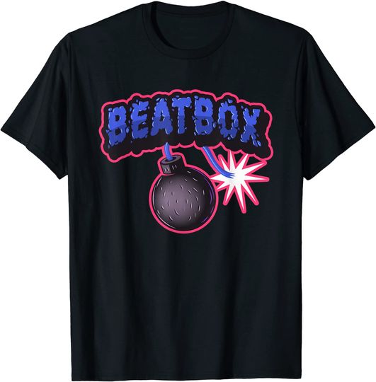 Discover T-shirt Unissexo com Beatbox Presente para Amantes da Música
