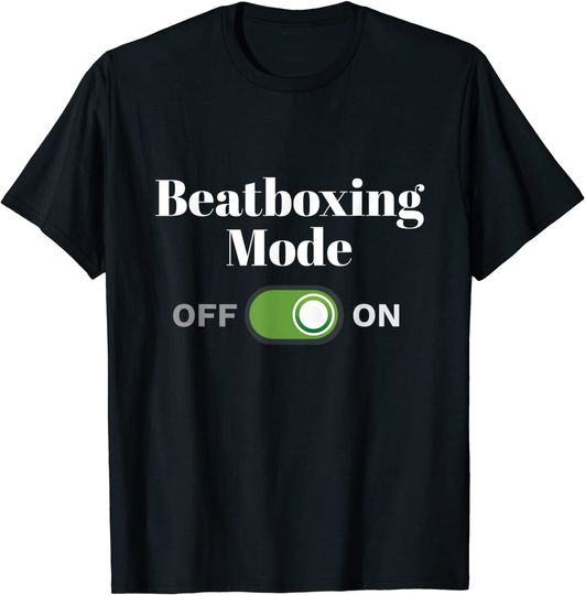 Discover T-shirt Unissexo Beatboxer Mode On