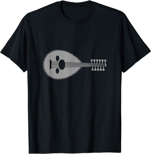 Discover T-shirt Unissexo com Estampa de Oud Instrumento Musical