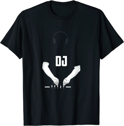 Discover T-shirt Unissexo Drum Bass com DJ