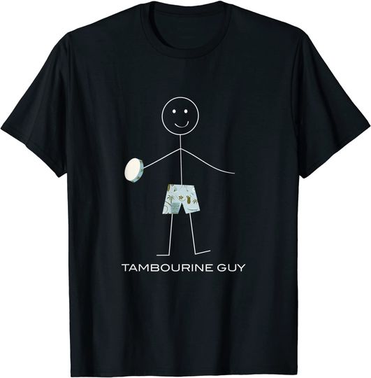 Discover T-shirt de Homem de Manga Curta Tambourine Guy