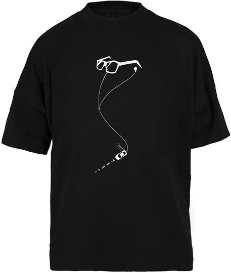 Discover T-shirt Unissexo com Carro Auriculares e Óculos