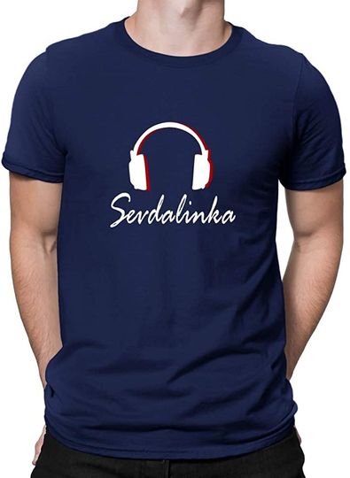 Discover T-shirt Unissexo Sevdalinka Headphones