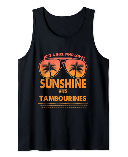 Discover Camisola de Unissex Sem Mangas Just A Girl Who Loves Sunshine And Tambourines
