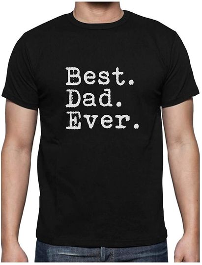 Discover T-shirt Unissexo Best Dad Ever Presente no Dia dos Pais