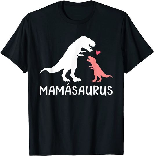 Discover T-shirt Unissexo Mamásaurus para Mãe Mamásaurus para Mãe