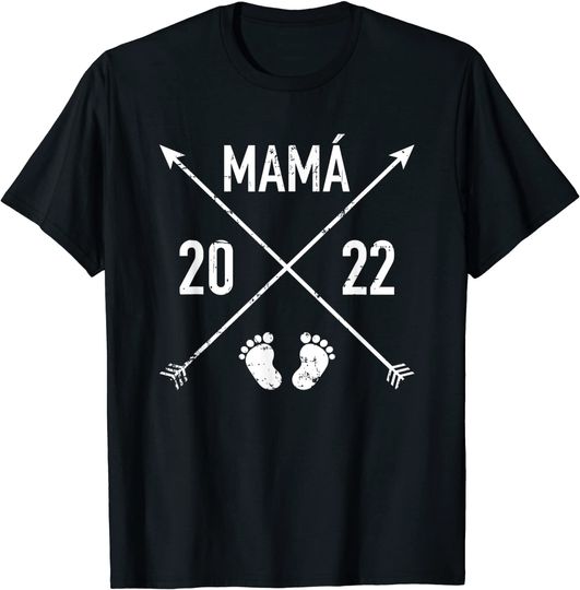 Discover T-shirt Unissexo Mamã 2022 Presente do Dia das Mães