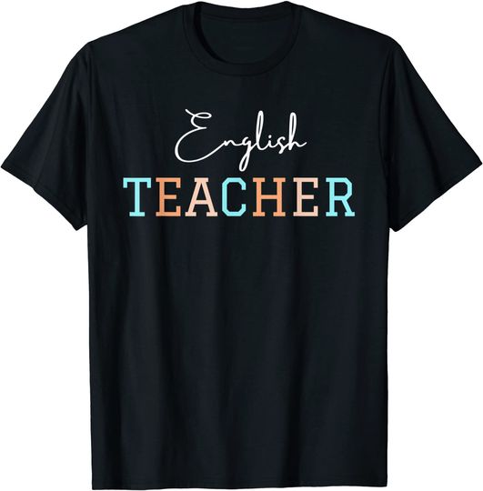 Discover T-shirt Unissexo Simples Presente para Professor de Inglês