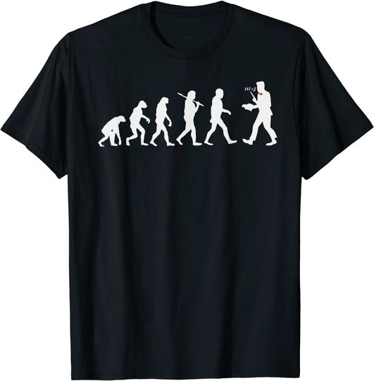 Discover T-shirt Unissexo Evolução de Professor Regresso às Aulas