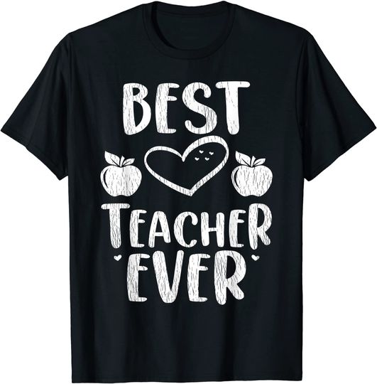 Discover T-shirt Unissexo Regresso às Aulas Best Teacher Ever