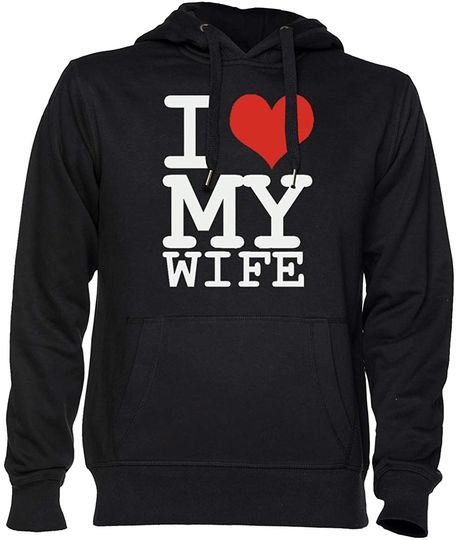 Discover Hoodie Unissexo I Love My Wife
