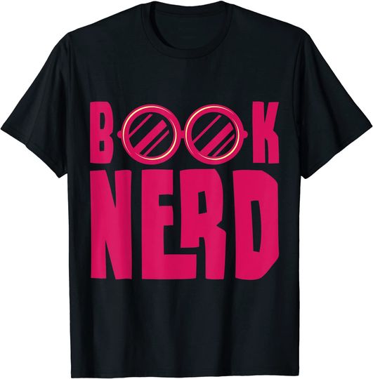 Discover T-shirt Unissexo de Manga Curta Presente para Amantes de Livros com Letras Book Read