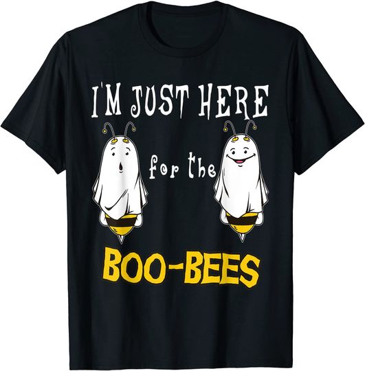 Discover T-shirt Unissexo Halloween Boo Bees Fantasma I’m Just Here
