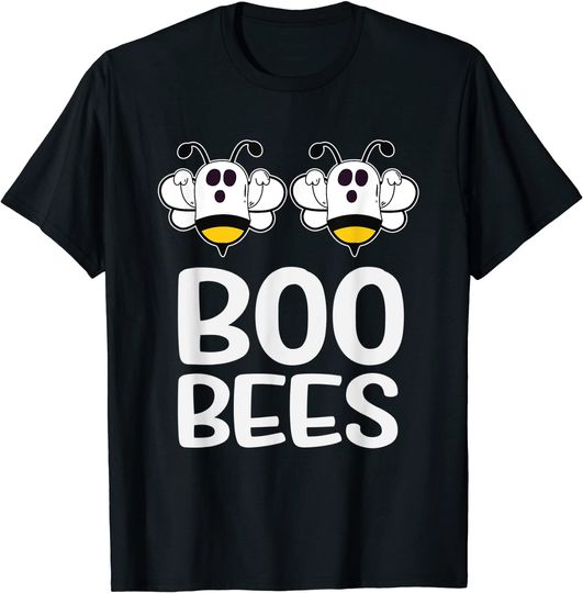 Discover T-shirt para Homem e Mulher Fantasma de Boo Bees Halloween