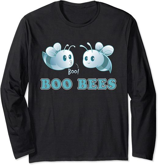 Discover Camisola de Mangas Compridas Unissexo Halloween Boo Bees de Fantasma