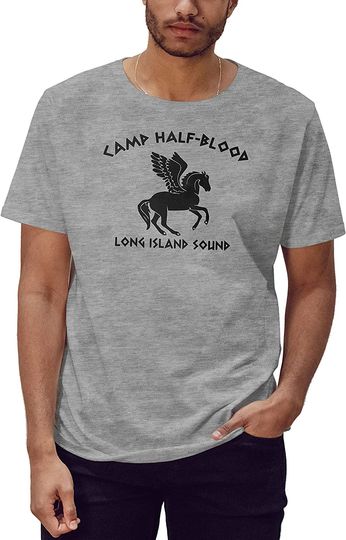 Discover T-shirt para Homem Simples com Camp Half Blood