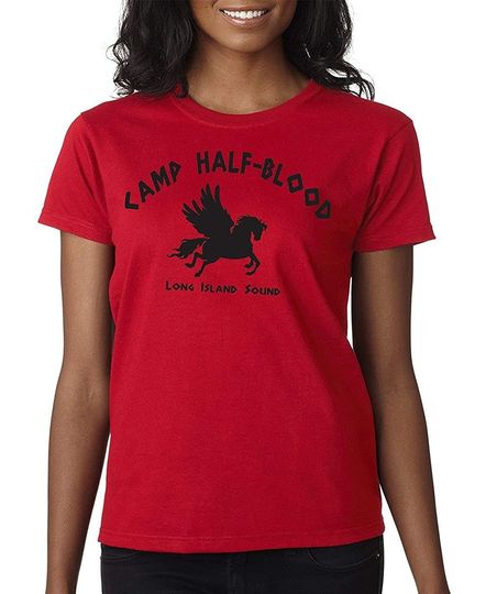 Discover T-shirt para Mulher Simples com Camp Half Blood