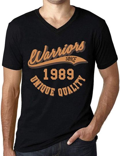 Discover T-shirt de Homem com Decote Em V Warriors 1989
