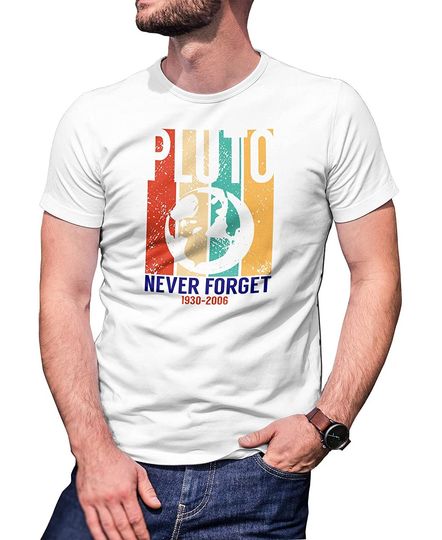 T-shirt para Homem Pluto Never Forget