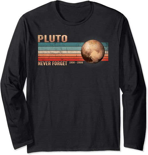 Discover Camisola de Mangas Compridas Unissexo Pluto Never Forget 1930 - 2006