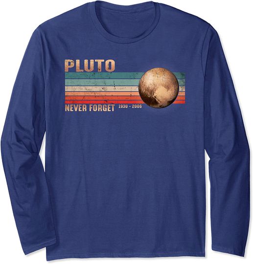 Discover Camisola de Mangas Compridas Unissexo Pluto Never Forget 1930 - 2006