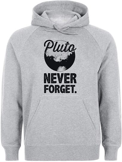 Discover Hoodie Unissexo Pluto Never Forget