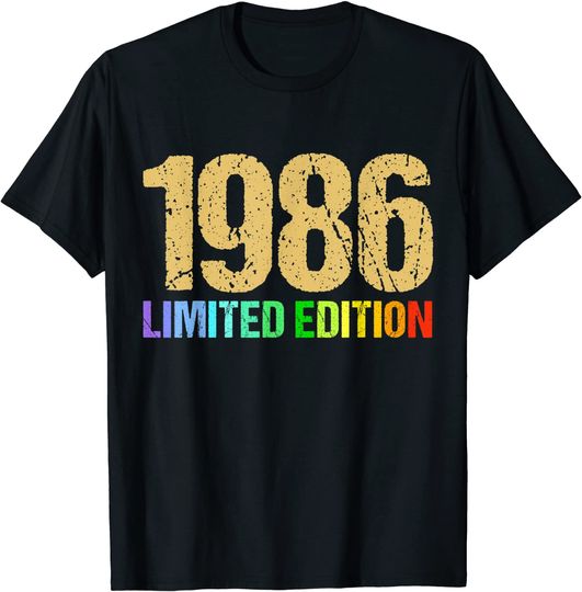 Discover T-shirt Unissexo 1986 Limited Edition
