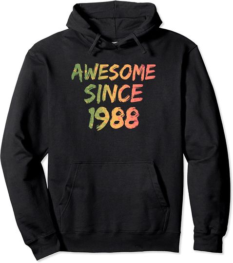 Discover Hoodie Unissexo Awesome Since 1988