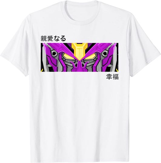 Discover T-shirt Unissexo Anime Olhos de Robô