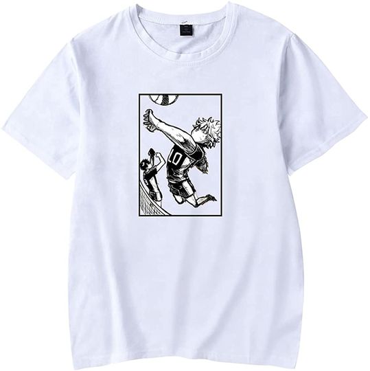 Discover T-shirt para Homem Anime Voleibol de Escola
