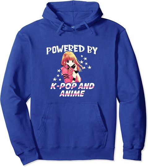Hoodie Unissexo Powered by K-pop And Anime