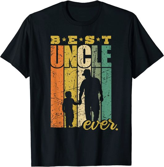 Discover T-shirt para Homem Best Uncle Ever Tio e Sobrinho